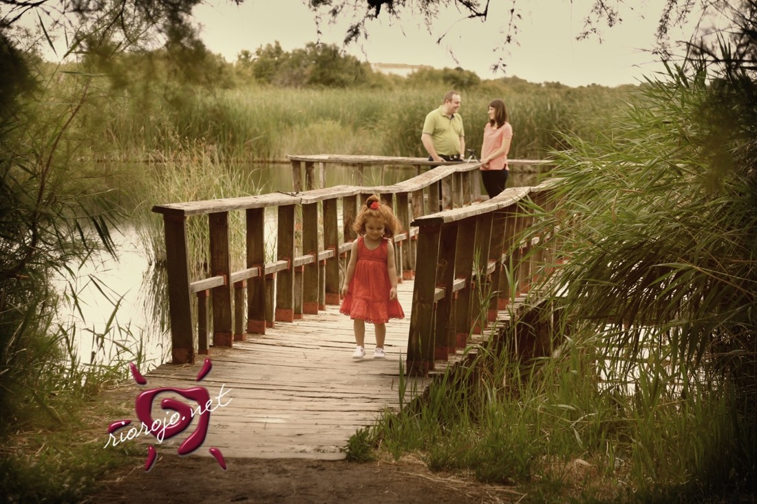 javier y cristina en las tablas