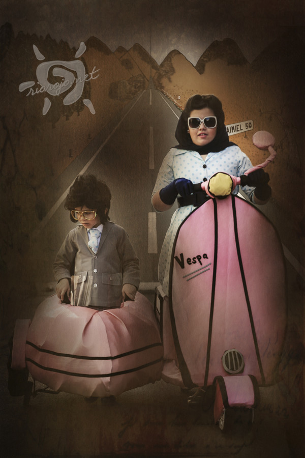 Rio Rojo, al carnaval en vespa